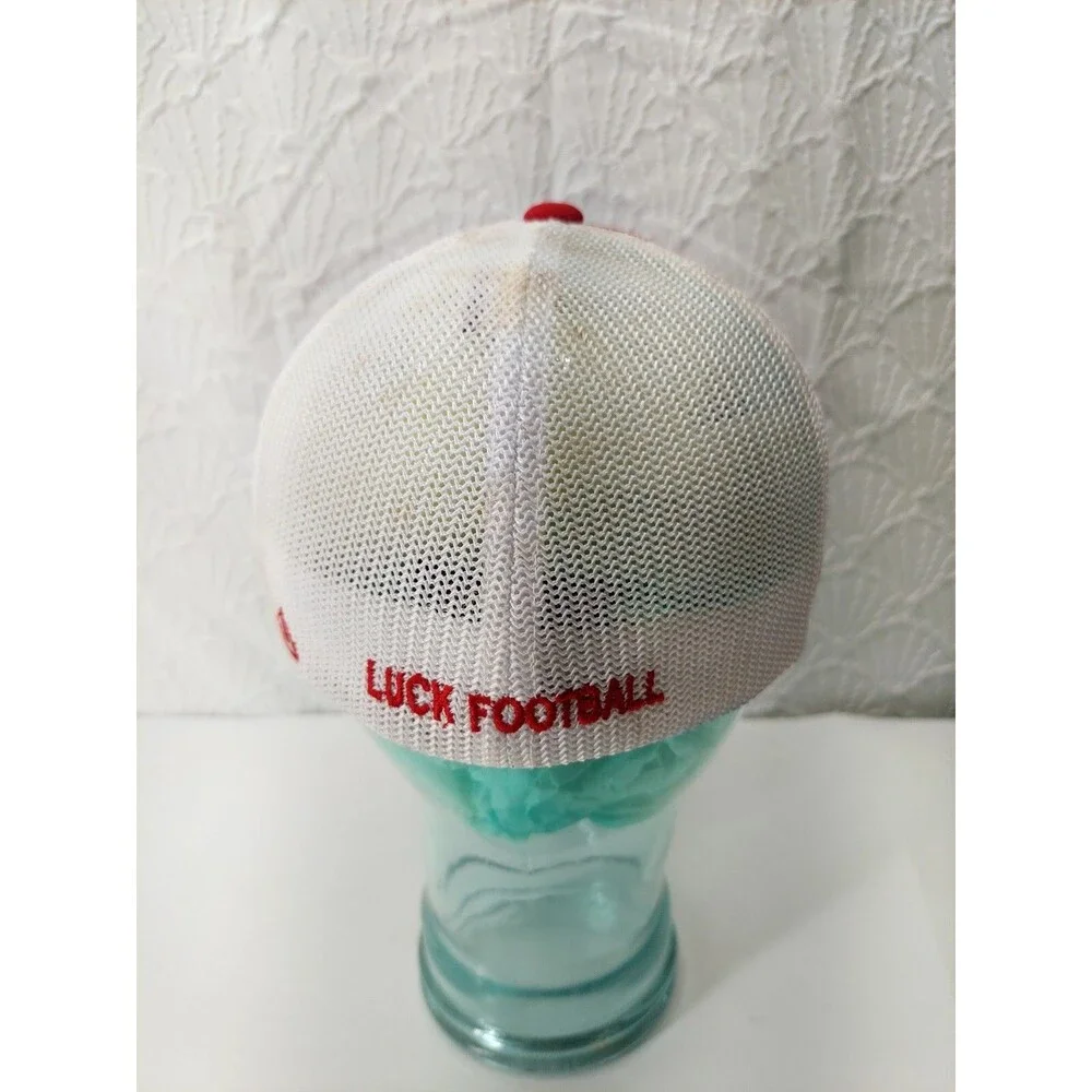 Arizona Cardinals Luck Football Mesh Hat Pacific Headwear Small/Med FlexFit